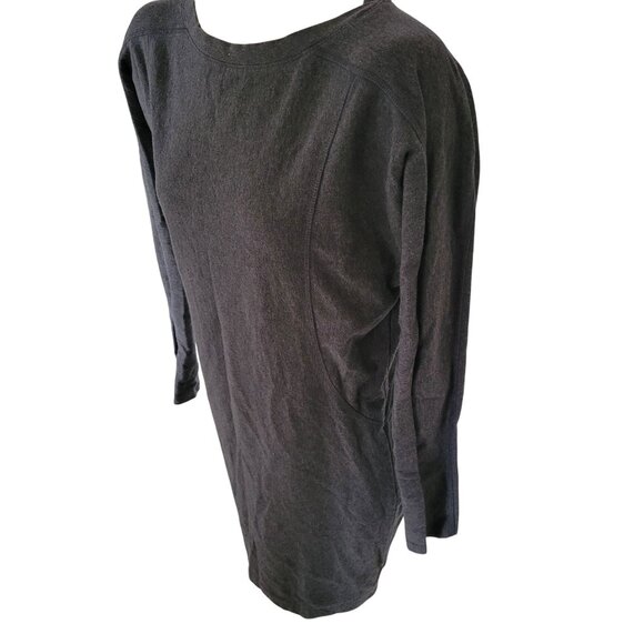 Athleta‎ Gray Long Sleeve Tunic Dress S beach coastal comfort - Picture 2 of 7